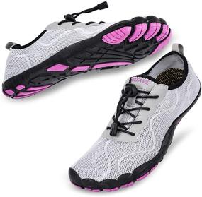 img 4 attached to 👣 Hiitave Women Barefoot Diving Purple Women's Shoes: Embrace the Water with Style and Flexibility