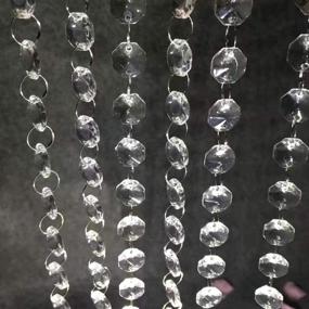 img 3 attached to 💎 Sewing Crystal Garland Chandelier Decoration: Creative Projects for Sparkling Home Décor