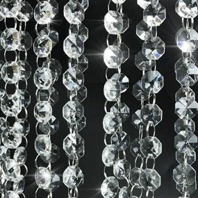 img 4 attached to 💎 Sewing Crystal Garland Chandelier Decoration: Creative Projects for Sparkling Home Décor