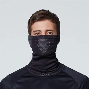 img 3 attached to 🤩 EXIO Face Gaiter Mask - Lightweight & Breathable Neck Gaiter for Sun, Wind, Dust Protection - UPF 50+