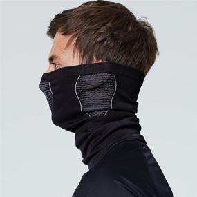 img 1 attached to 🤩 EXIO Face Gaiter Mask - Lightweight & Breathable Neck Gaiter for Sun, Wind, Dust Protection - UPF 50+