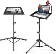 🖥️ yonader laptop projector tripod stand: adjustable 17-48" height | flexible phone stand | universal floor stand & tray for laptop, projector, dj mixer & controllers logo