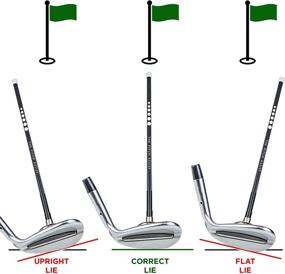 img 1 attached to 🏌️ Golf Alignment Rods: Enhance Your Swing Aim with Magnetic Club Alignment Stick and Magnet Lie Angle Tool Training Aids