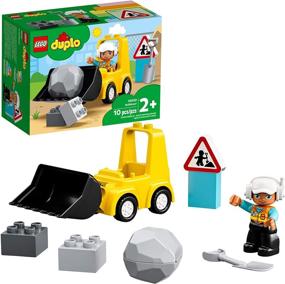 img 4 attached to 🚧 LEGO DUPLO Строительная бульдозерная машина 10930 Набор для мини-бульдозера: Веселая строительная игрушка для малышей от 2 лет и старше!