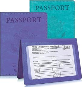 img 4 attached to Pack Passport Vaccine Holder Combo Travel Accessories for Luggage Carts