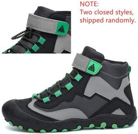 img 1 attached to 🥾 Mishansha Hiking Anti Collision Leather Athletic Boys' Shoes - Superior Footwear for Outdoor Adventures