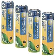 pack of 4 synergy digital 2800mah aa nimh rechargeable batteries logo