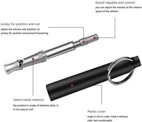 img 3 attached to 🐶 Pazacon Dog Whistle: Professional Training Tool to Stop Barking - Ultrasonic Adjustable High Pitch Sound with Free Premium Lanyard Strap!