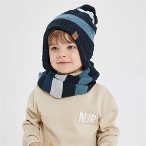 img 3 attached to 🧢 Fleece Lined AHAHA Beanies: Enhancing Boys' Hat & Cap Accessories with Earflap Upgrade