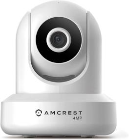 img 4 attached to 📷 Amcrest 4MP UltraHD Indoor WiFi Camera with Pan/Tilt, Two-Way Audio, Night Vision – Remote Viewing & 4-Megapixel @30FPS