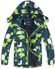 img 4 attached to 👕 SHOOYING Lightweight Waterproof Windbreaker Jackets: Premium Boys' Clothing for Jackets & Coats