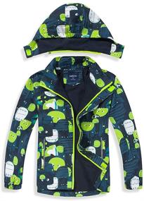 img 3 attached to 👕 SHOOYING Lightweight Waterproof Windbreaker Jackets: Premium Boys' Clothing for Jackets & Coats