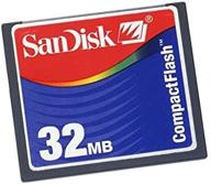 💾 sandisk 32 mb compactflash card: reliable storage solution for capturing memories logo