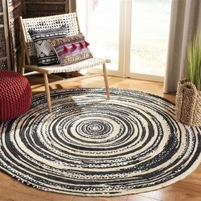 img 3 attached to Safavieh CAP209Z 3R Area Rug Black