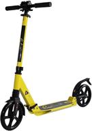 🛴 beefree xlt kick scooter for teens and adults – 2 wheel scooter with foldable/adjustable handlebars, sturdy welded aluminum build, rear foot brake, kick scooter for ages 12+, model: rpbfs3y логотип