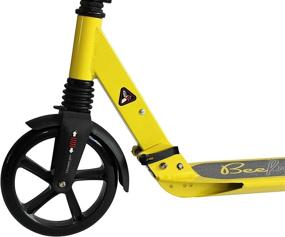 img 1 attached to 🛴 BeeFree XLT Kick Scooter for Teens and Adults – 2 Wheel Scooter with Foldable/Adjustable Handlebars, Sturdy Welded Aluminum Build, Rear Foot Brake, Kick Scooter for Ages 12+, Model: RPBFS3Y