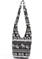 bohemian women's handbags & wallets: fashionable canvas hippie crossbody and hobo bags logo