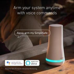 img 2 attached to 🔐 SimpliSafe 8-Piece Wireless Home Security System - Optional 24/7 Professional Monitoring - No Contract - Alexa and Google Assistant Compatible - White