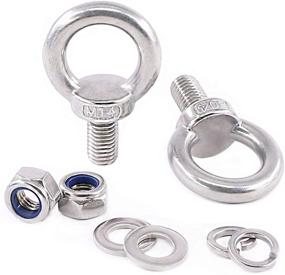 img 4 attached to Glarks Stainless Machinery Shoulder Lifting Fasteners: Efficient Bolts for Heavy-Duty Applications