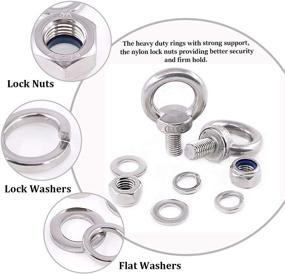 img 2 attached to Glarks Stainless Machinery Shoulder Lifting Fasteners: Efficient Bolts for Heavy-Duty Applications