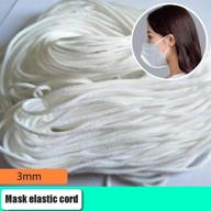 high-quality 109 yards circle elastic band - 3mm elastic cord/elastic band elastic rope bungee - white heavy stretch knit elastic spool logo