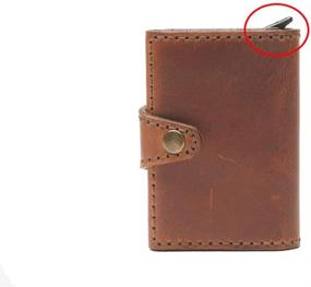 img 4 attached to Authentic Handcrafted Leather Card Wallet for Enhanced SEO