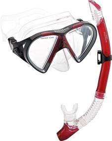 img 1 attached to Phantom Aquatics Mexico Mask Snorkel