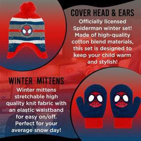 img 3 attached to Marvel Spider Man Toddler Winter Mittens Boys' Accessories - Cold Weather