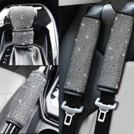 valleycomfy shoulder rhinestones handbrake universal interior accessories logo