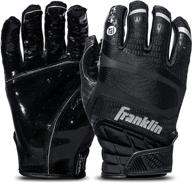 🧤 top-rated franklin sports football receiver gloves for all ages - enhanced grip, sfia approved logo