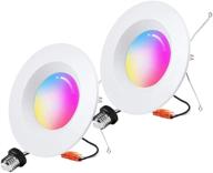 🌈 enhanced smart recessed lighting: multicolor compatible for 2700k to 6500k ambience логотип