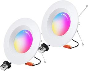 img 4 attached to 🌈 Enhanced Smart Recessed Lighting: Multicolor Compatible for 2700K to 6500K Ambience