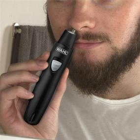 img 1 attached to 🔌 Wahl Deluxe Rechargeable 2-in-1 Detailer: Perfect for Ears, Nose & Eyebrows - Model 9865-333