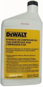 img 1 attached to DEWALT D55001 Synthetic Compressor Quart