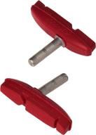 kool stop claw 2 bicycle brake shoes: cantilever, red – high-performing and stylish braking solution logo