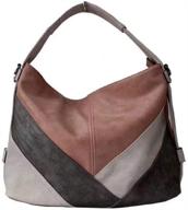 👜 сумки и кошельки chikencall classic colorblock multicolor patchwork для женщин - серия сумок hobo bag логотип