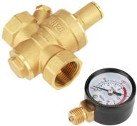 adjustable brass pressure reducer regulator logo