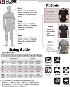 img 1 attached to 🏋️ HUGE SPORTS Men's Thermal Base Layer Top: Ultimate Moisture-Wicking Athletic Shirts for Winter Skiing, Running, and Workouts