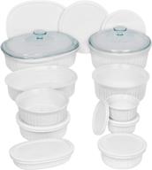 🍳 complete your kitchen arsenal with the versatile corningware french white bakeware set (20-piece, white) logo