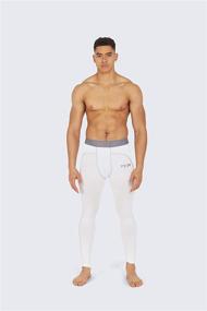 img 2 attached to TCA Boys' Youth and Men's Pro Performance Compression Leggings: An Optimal Thermal Baselayer for Enhanced Performance