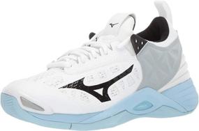 img 4 attached to Mizuno Womens Momentum Volleyball Blacksilver Women's Shoes and Athletic