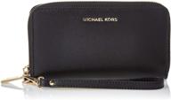 👜 stylish and functional: michael kors women's smartphone wristlet handbag & wallet combo logo