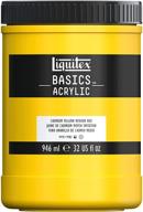 liquitex basics акриловая желтая пластиковая краска cadmium для рисования, черчения и художественных принадлежностей логотип