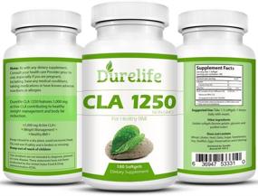 img 4 attached to 🔥 Natural Weight Management Diet Supplement CLA 1250 Mg, 180 Count 80% Conjugated Linoleic Acid - Boost Metabolism, Fat Burning & Non-GMO Weight Loss Supplement by DureLife