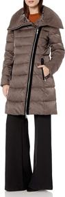 img 4 attached to Tahari Womens Weight Asymetrical Closure Women's Clothing for Coats, Jackets & Vests