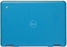 img 4 attached to mCover Hard Shell Case for Dell Chromebook 11 3181 2-in-1 Series Laptop - Aqua, Not Compatible with 210-ACDU / 3120/3180 / 3189/5190 Series