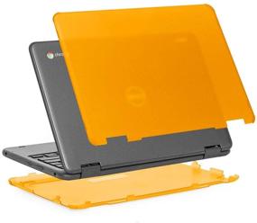 img 2 attached to mCover Hard Shell Case for Dell Chromebook 11 3181 2-in-1 Series Laptop - Aqua, Not Compatible with 210-ACDU / 3120/3180 / 3189/5190 Series