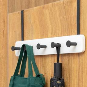 img 2 attached to Bamboo Hanger: The Ultimate Industrial Hardware Clothes Organizer