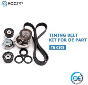 img 1 attached to ECCPP Engine Timing Belt Water Pump 🔧 Kit - Fits 1999-2008 Daewoo Nubira/Suzuki/Chevrolet Optra 2.0L