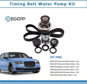 img 3 attached to ECCPP Engine Timing Belt Water Pump 🔧 Kit - Fits 1999-2008 Daewoo Nubira/Suzuki/Chevrolet Optra 2.0L